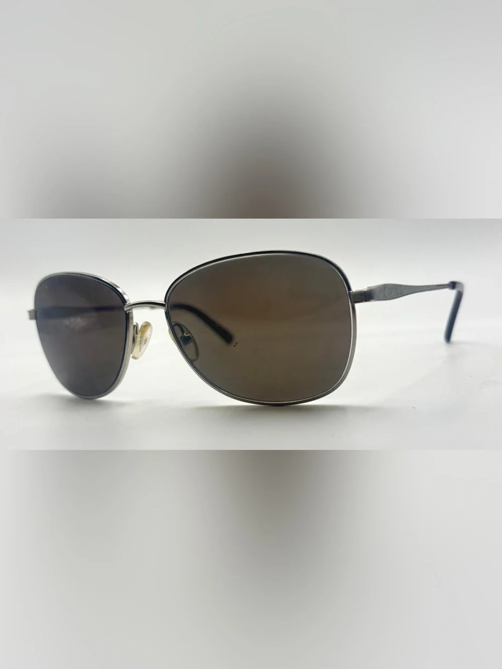 Chelsea Morgan Sun CMS4005 Silver Oval Metal Sunglasses Frames Only